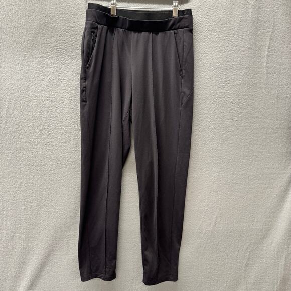 Athleta Pants Womens XS Black Venice Pintuck Pant Activewear 27" Inseam Comfy - Picture 2 of 9